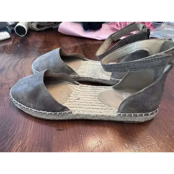 Eileen Fisher Woman's Lala Brown Metallic Espadrille Flat Sandals Sz 7 NEW - Picture 15 of 16